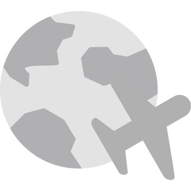 dünya simgesi, vektör illüstrasyonu