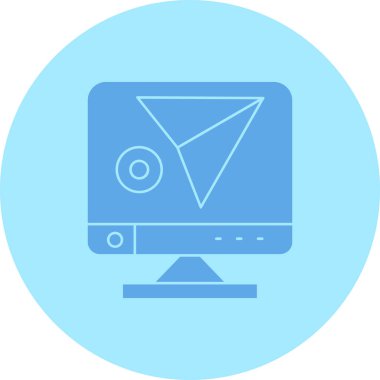 seo modern simgesinin vektör illüstrasyonu