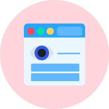 Kart simgesi. Web için web vektör simgelerinin basit illüstrasyonu