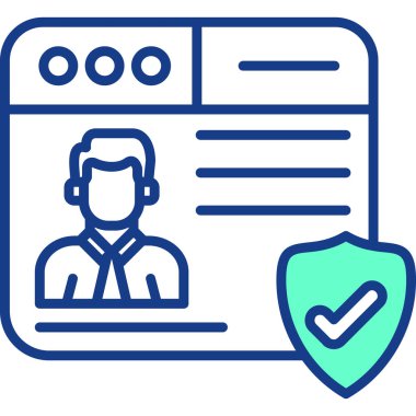 Web simgesi, vektör illüstrasyonu