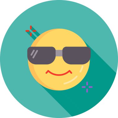 Güneş simgesinin vektör illüstrasyonu