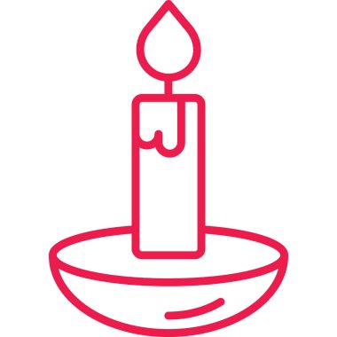 Mum simgesi vektör illüstrasyonu