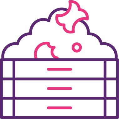 Kitap. Web simgesi basit illüstrasyon