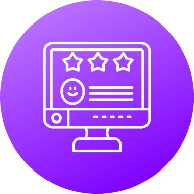 Müşteri Teftiş simgesi vektör çizimi