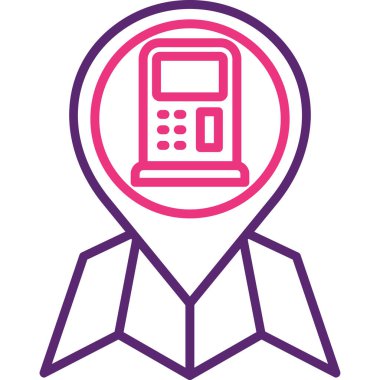 seo modern simgesinin vektör illüstrasyonu