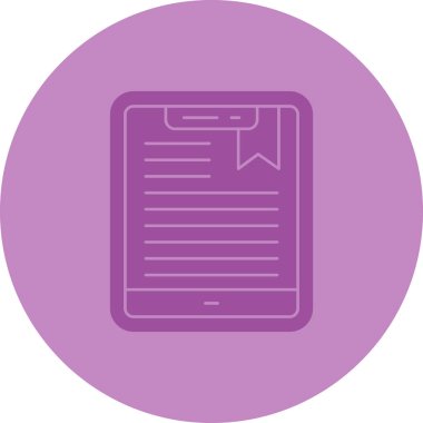 vector illustration of modern tablet icon