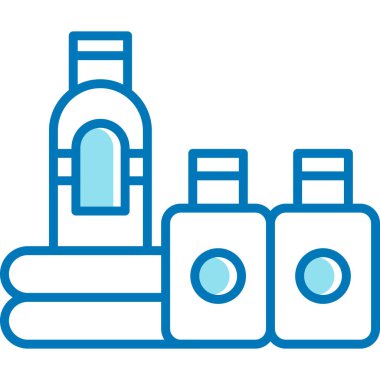 su şişesi simge vektör çizim