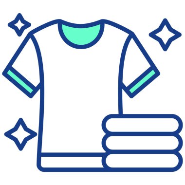 shirt simgesi vektör illüstrasyonu