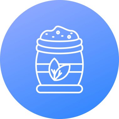 Çay simgesinin vektör illüstrasyonu