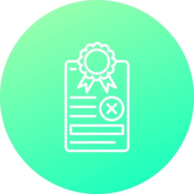 belge simgesi vektör illüstrasyonu