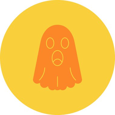 Hayalet simgesi, vektör illüstrasyonu