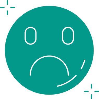 Üzücü bir ifade. resimleme tasarımı