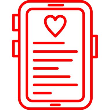 Mobil uygulama. Web simgesi