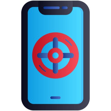 Cep telefonu. Basit resimleme