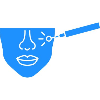 Maskeli bir kadının vektör çizimi