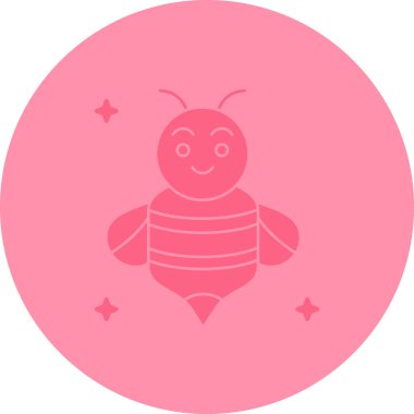 Arı. Web simgesi basit tasarım