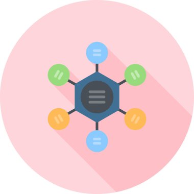 şebeke. Web simgesi basit illüstrasyon