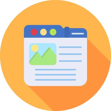 Web simgesi tasarımı vektör illüstrasyonu