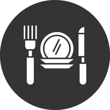 Gıda simgesinin vektör illüstrasyonu