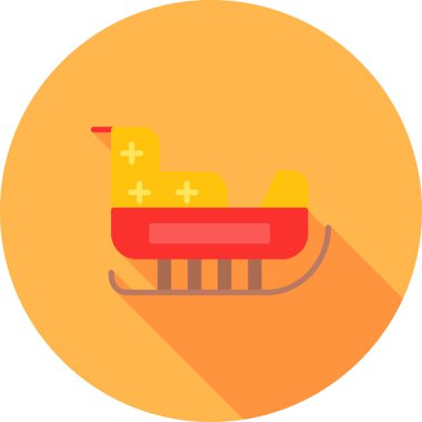 Vektörde noel süslemesi simgesi