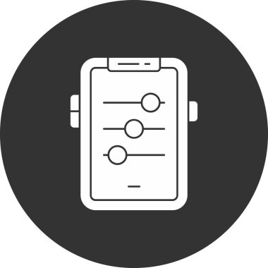 cep telefonu ikonu vektör illüstrasyonu