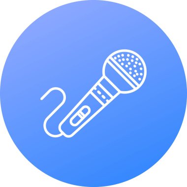 Ana hatlarıyla doldurulmuş müzik aleti trompet ikonu beyaz arka planda izole edilmiş. Vektör