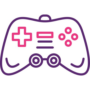 Oyun kontrolörü. Basit resimleme