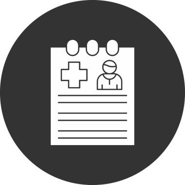 Moda tarzında izole edilmiş hastane simgesi