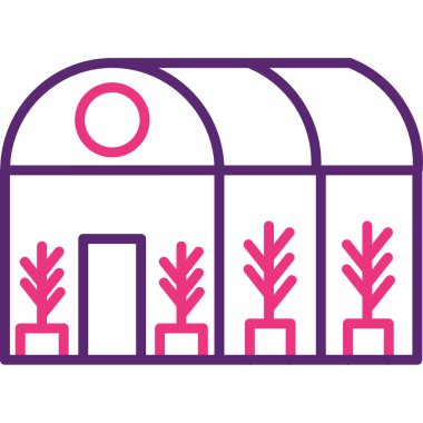 Çatısı ve penceresi olan bir evin vektör çizimi