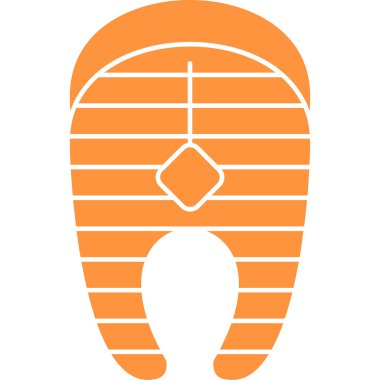 Bir bebek simgesinin vektör illüstrasyonu