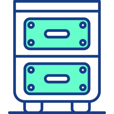 Basit vektör simgesi, kutunun illüstrasyonu