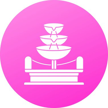 Bir mum simgesinin vektör illüstrasyonu