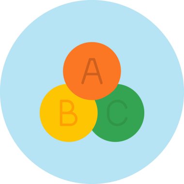 eğitim düz ikon vektörü, düz illüstrasyon