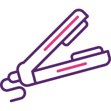 Fırça simgesi vektör illüstrasyonu