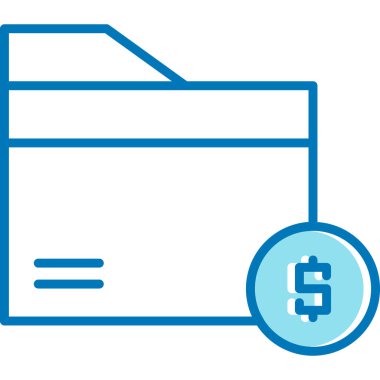 Para için. Web simgesi basit illüstrasyon