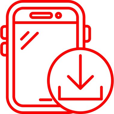 Saat simgesi, vektör illüstrasyonu