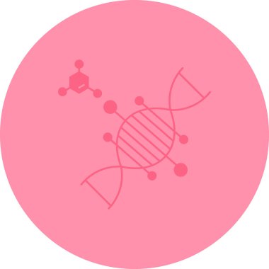 Molekül simgesi vektör illüstrasyonu