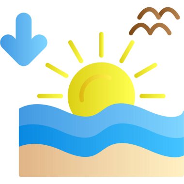 Bir kalbin karikatür simgesinin vektör çizimi