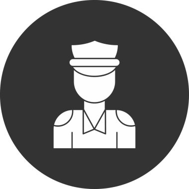 asker simgesi, basit illüstrasyon