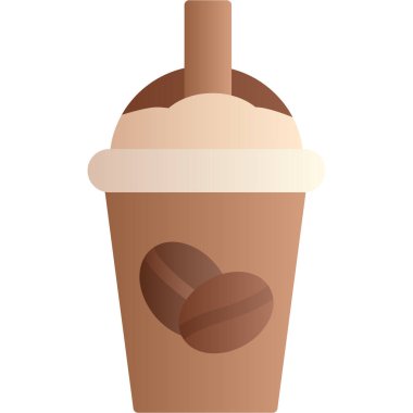 Kahve bardağı ve dondurma ikonu.