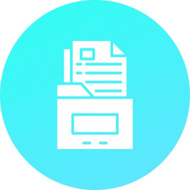 vektör dosya simgesi, vektör illüstrasyonu