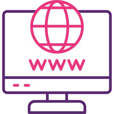 Vay canına. Web simgesi basit illüstrasyon