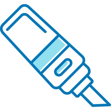 Kalem. Web simgesi basit illüstrasyon