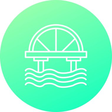 güzel su damlası vektör çizgisi simgesi