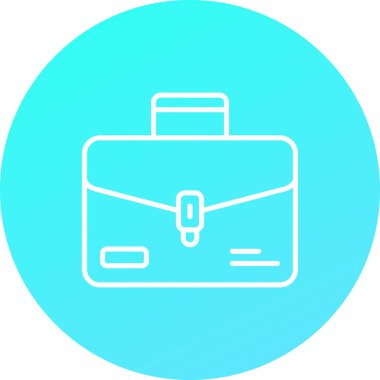 Çanta. Web simgesi basit illüstrasyon