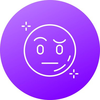 üzgün yüz simgesi ikon vektör illüstrasyonu