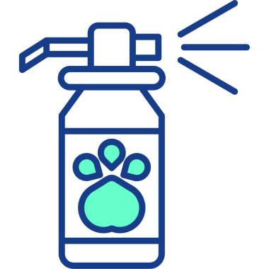 evcil köpek simgesi vektör illüstrasyonu