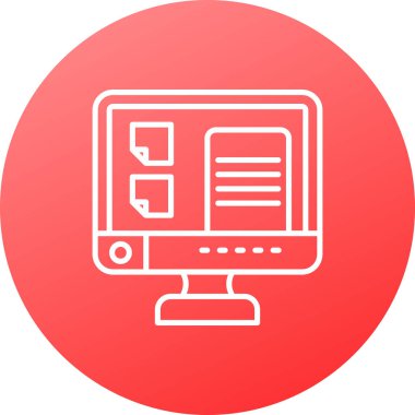 seo modern simgesinin vektör illüstrasyonu