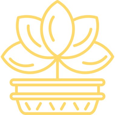 çiçek web simgesi vektör illüstrasyonu