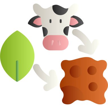 Bir grup şirin çiftlik hayvanı.